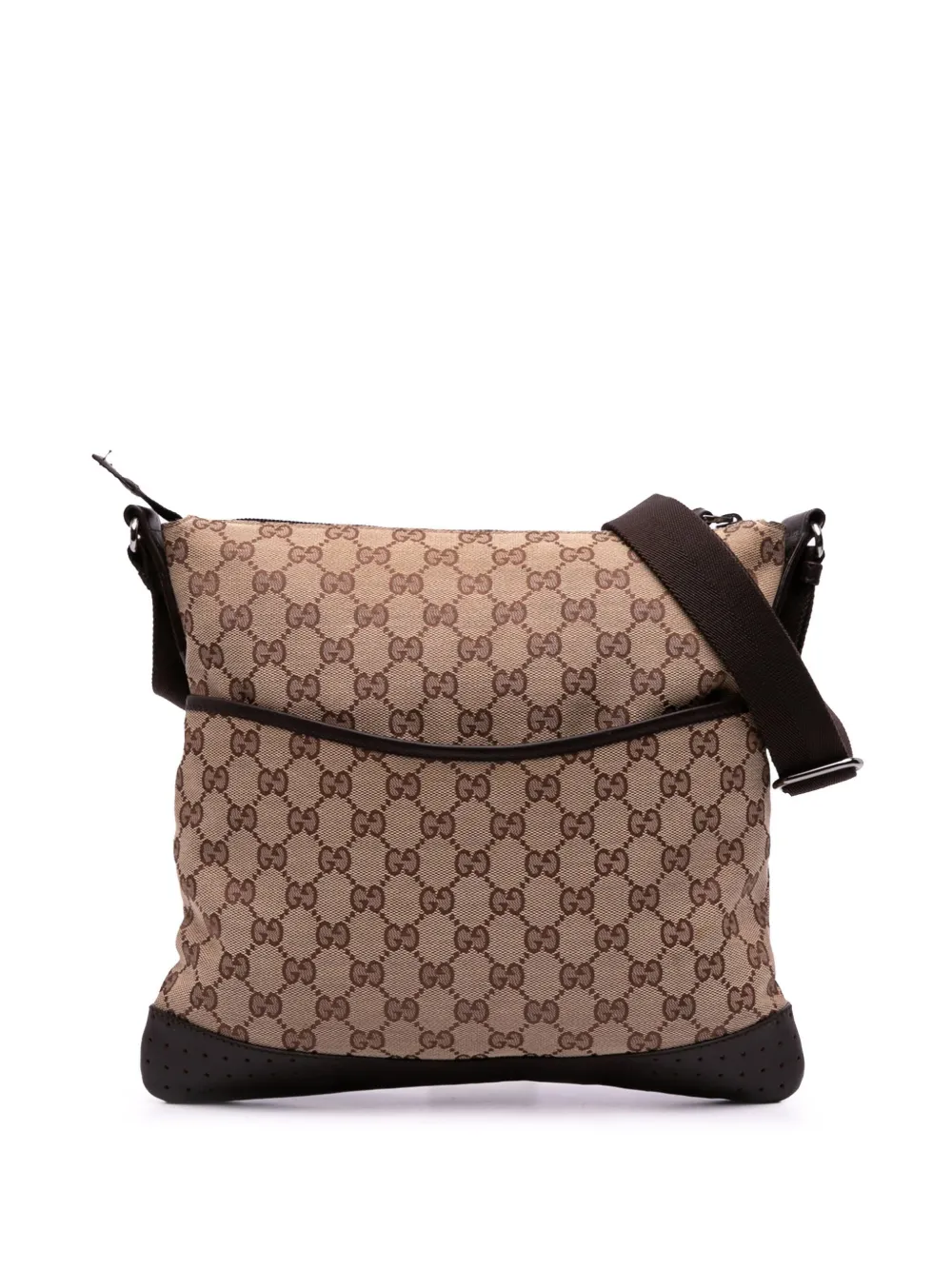 Gucci Pre-Owned 2000-2015 GGキャンバス ショルダーバッグ - ブラウン Gucci Pre-Owned 2000-2015 GGキャンバス ショルダーバッグ - ブラウン