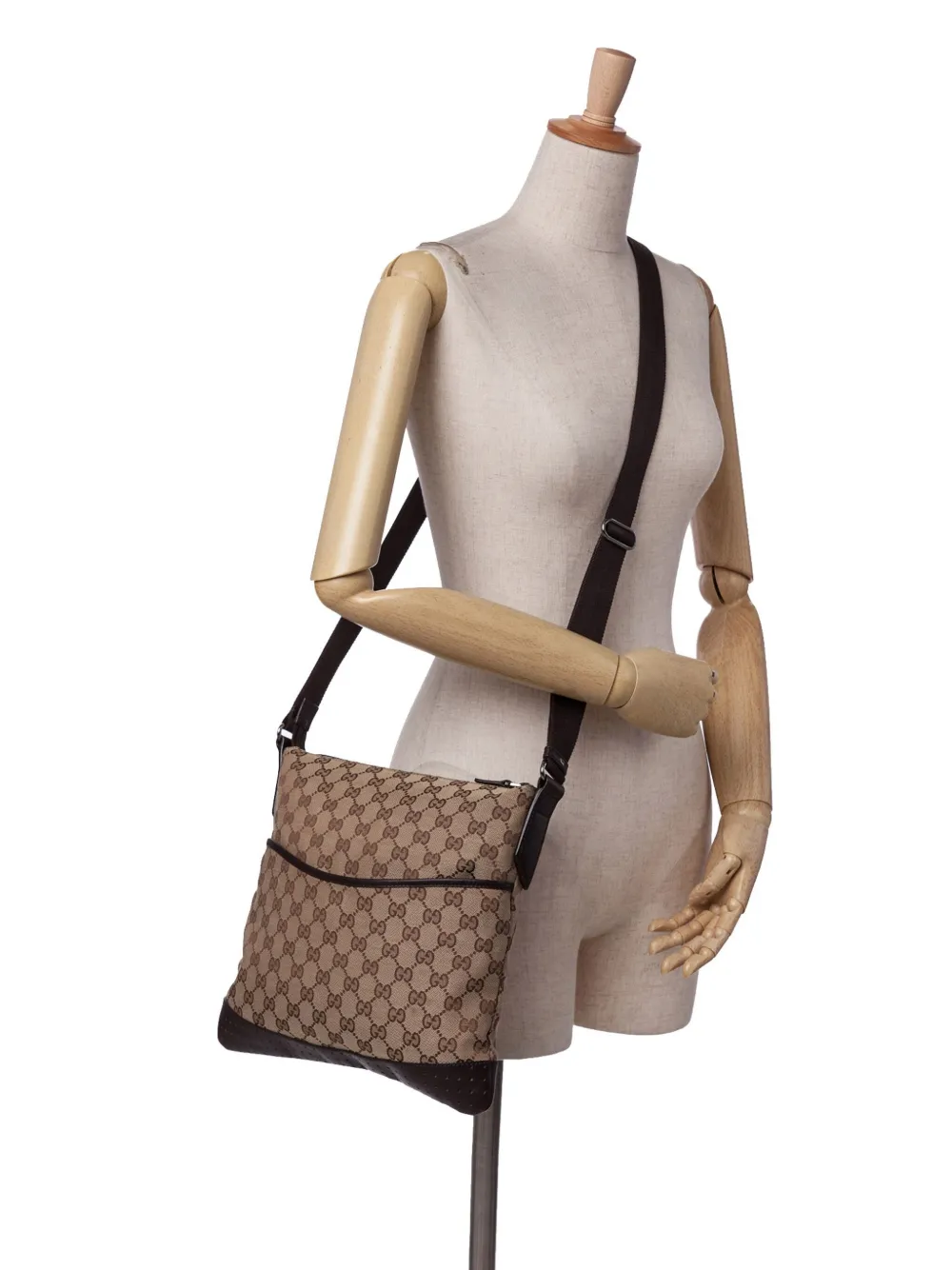 Pre-owned Gucci 2000-2015 Gg Canvas Crossbody Bag