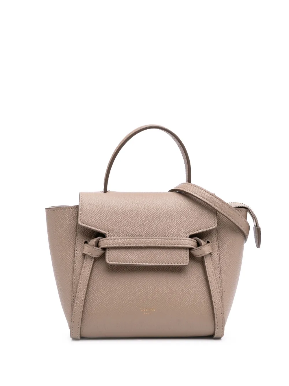 Céline Pre-Owned 2020 ピコ グレインカーフ ベルトバッグ サッチェル - ブラウン Céline Pre-Owned 2020 ピコ グレインカーフ ベルトバッグ サッチェル - ブラウン