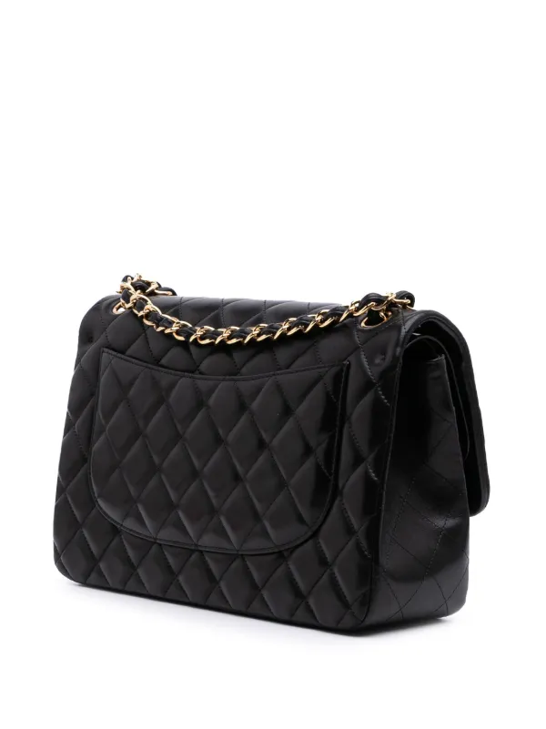 CHANEL Pre-Owned 2010-2011 ジャンボ クラシック ラムスキン CHANEL Pre-Owned 2010-2011 ジャンボ クラシック ラムスキン