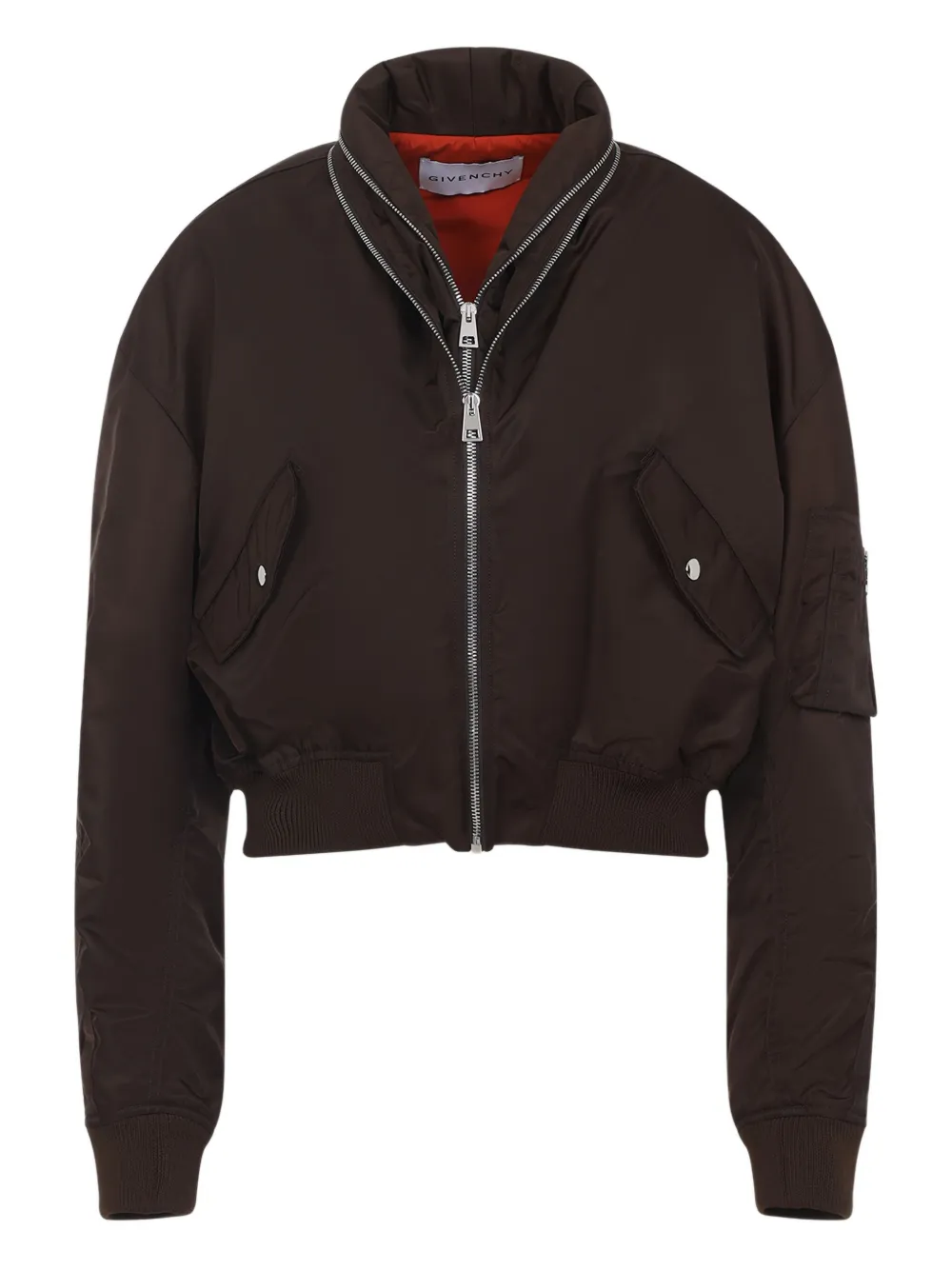 Givenchy zip-fastening bomber jacket Bruin