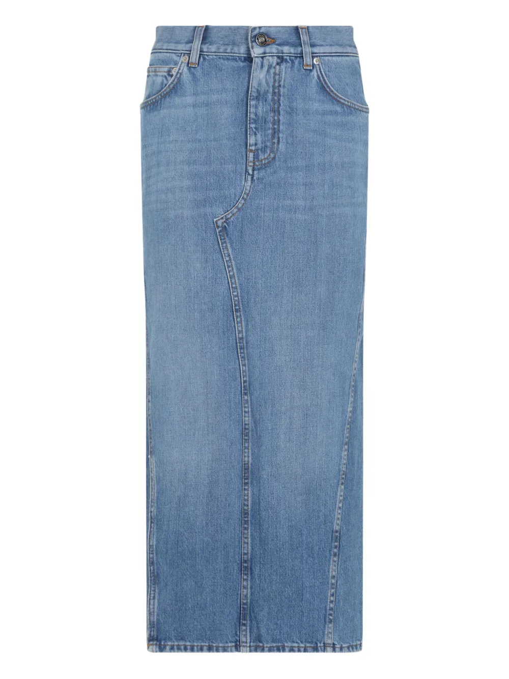 Givenchy Seams-details Maxi Denim Skirt