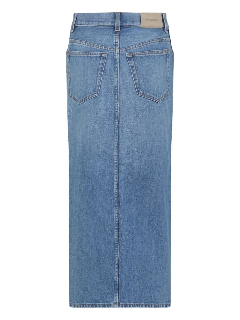 Givenchy Seams-details Maxi Denim Skirt
