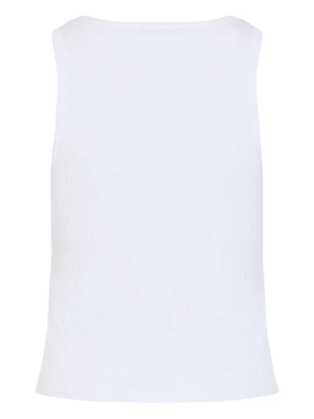 Givenchy ribbed logo top Wit