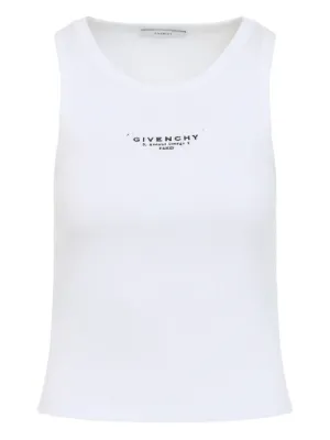 【送料&関税込】Givenchy 4g Rib Tank Top Givenchy 4G-motif Tank Top | Black | FARFETCH
