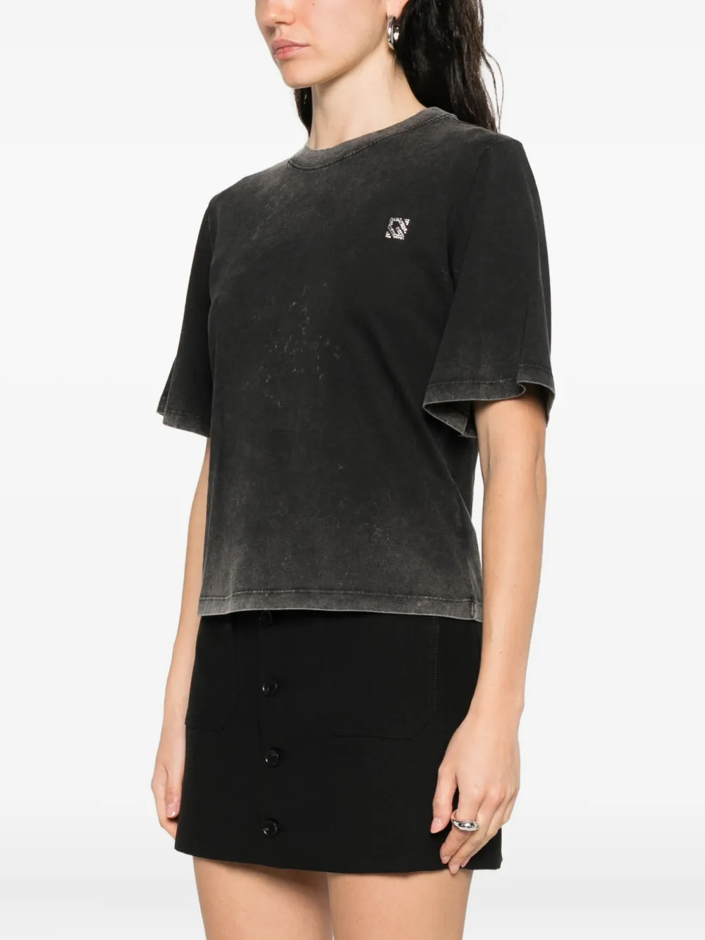 Giuseppe Di Morabito T-shirt met logo Zwart