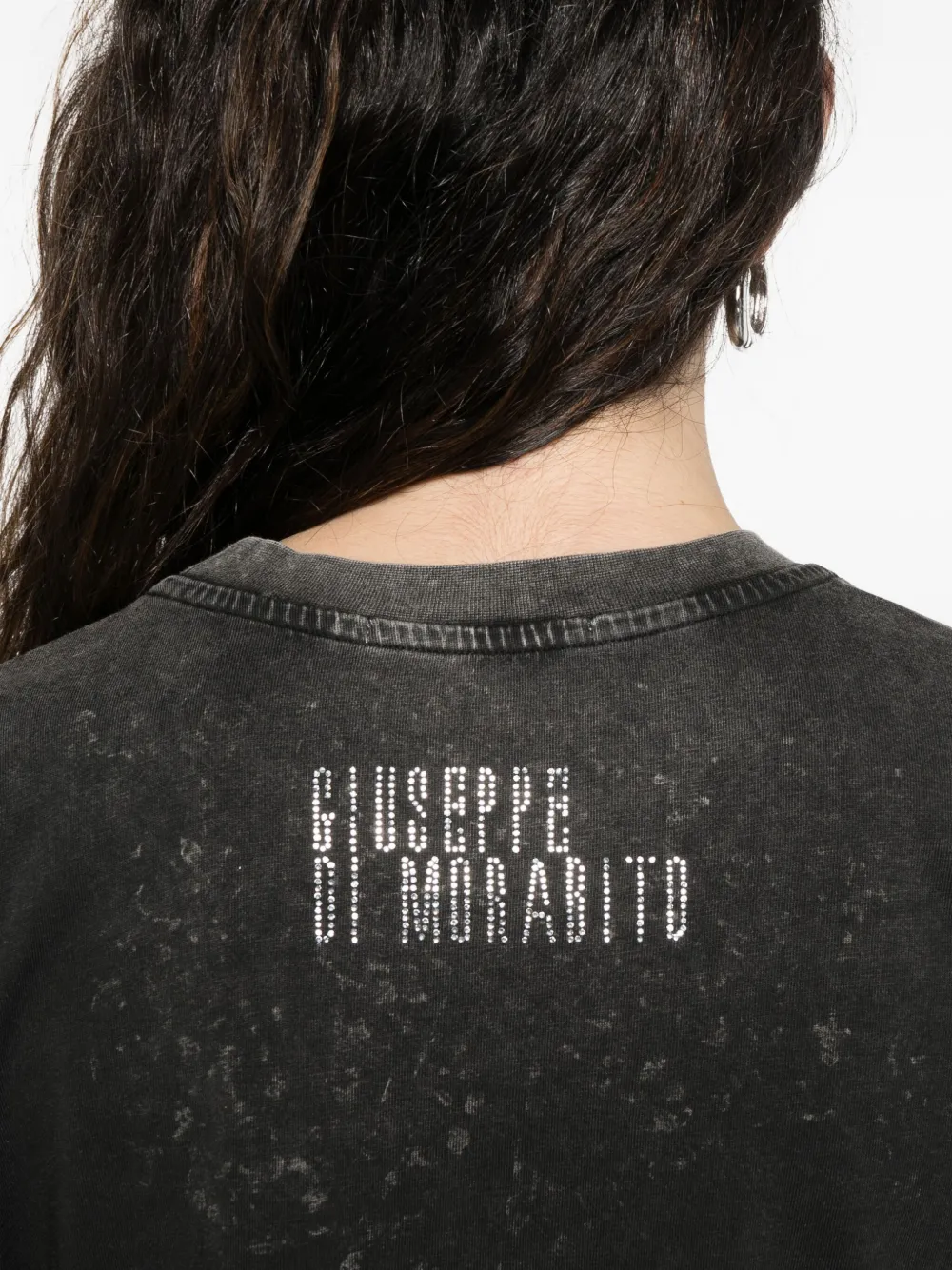 Giuseppe Di Morabito T-shirt met logo Zwart
