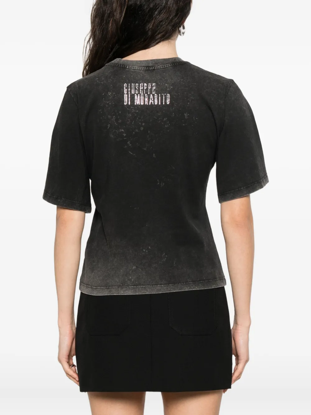 Giuseppe Di Morabito T-shirt met logo Zwart