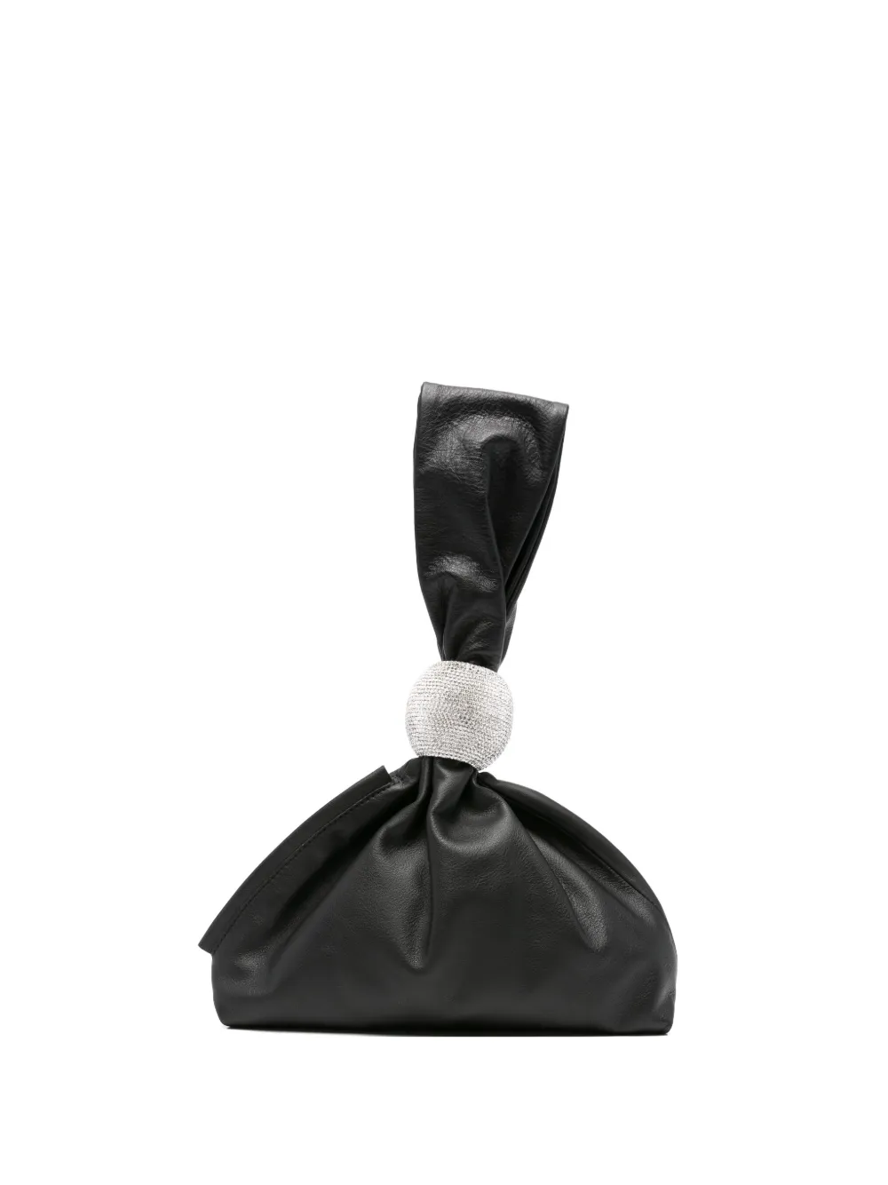 knotted crystal-embellished tote bag