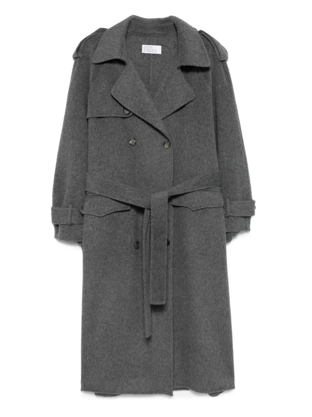 Giuseppe Di Morabito Trenchcoat met ceintuur Grijs