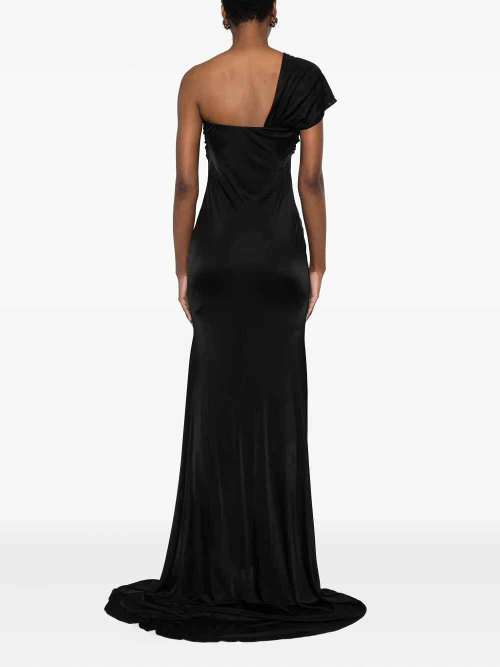 Giuseppe Di Morabito Asymmetrische jurk met geknoopt detail Zwart