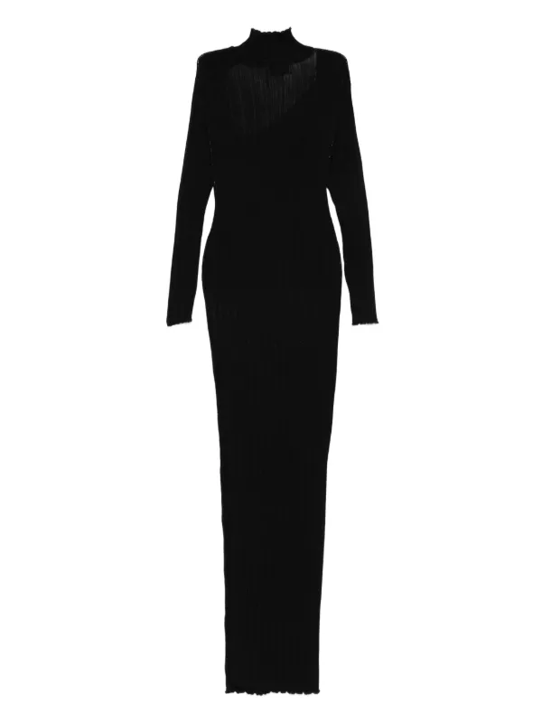 【関税込み】GIUSEPPE DI MORABITO FINE-RIBBED DRESS Giuseppe Di Morabito fine-ribbed Dress | Black | FARFETCH BN