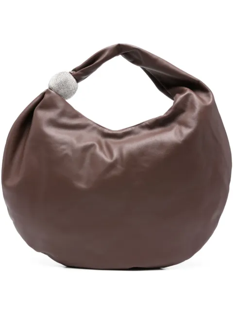 Giuseppe Di Morabito bolsa de hombro con detalles de cristal