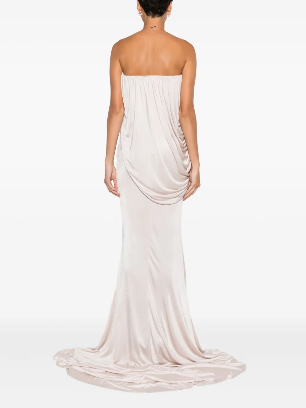 Giuseppe Di Morabito Gedrapeerde mini-jurk Wit