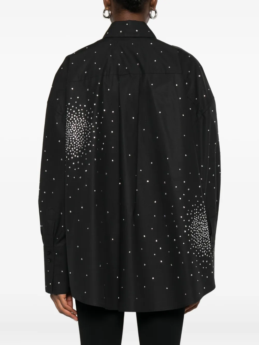 Giuseppe Di Morabito Popeline blouse Zwart