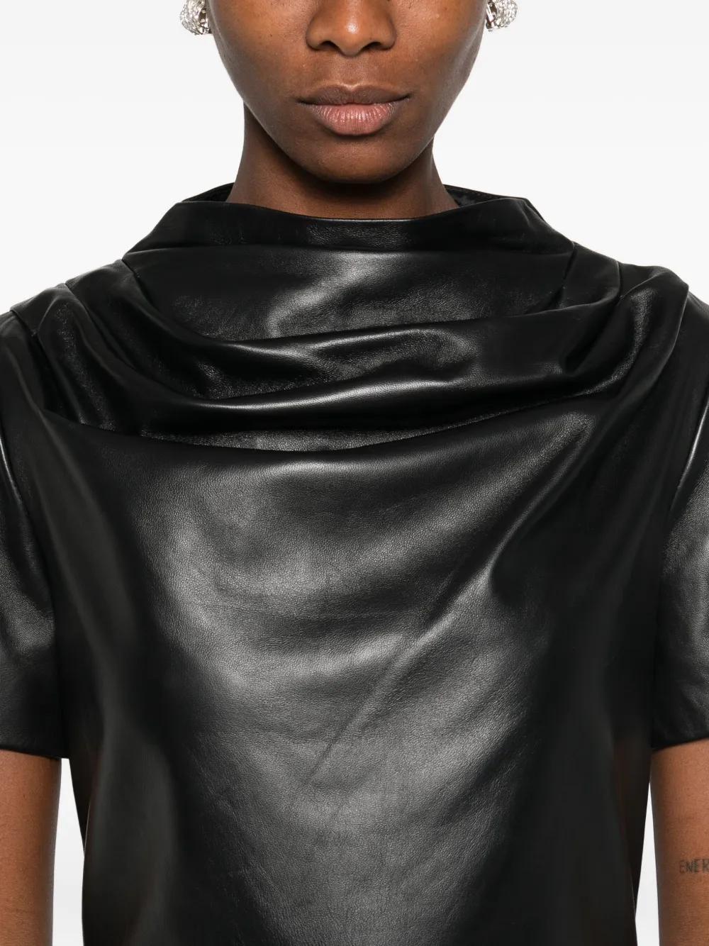 Giuseppe Di Morabito Gedrapeerde mini-jurk Zwart