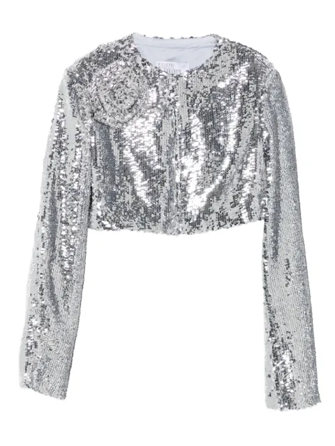 Giuseppe Di Morabito rose-embellished sequin jacket