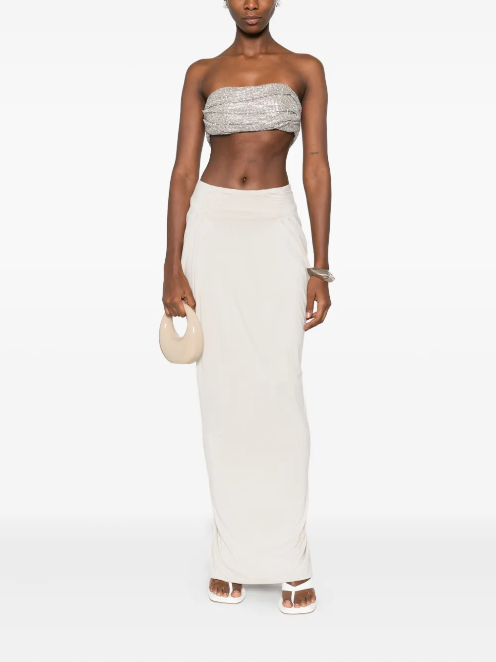 Giuseppe Di Morabito Top Beige - Zilver