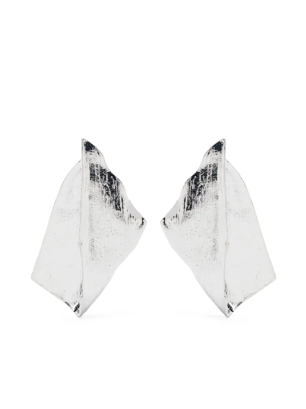 Giuseppe Di Morabito Abstract-shape Earrings In Gray