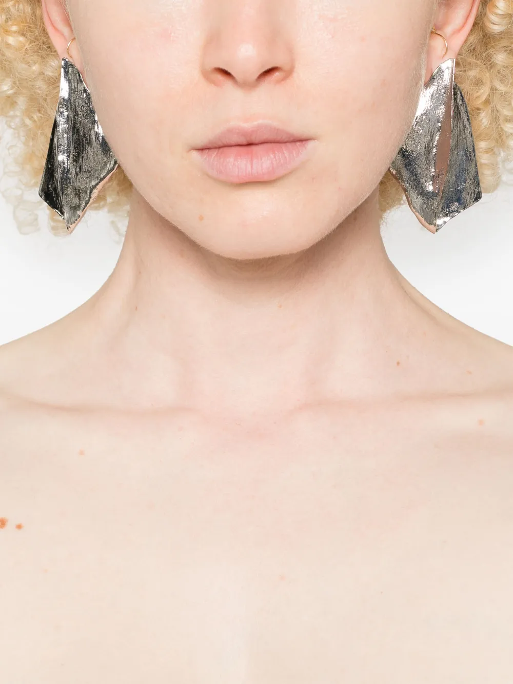 Giuseppe Di Morabito Abstract-shape Earrings In Gray