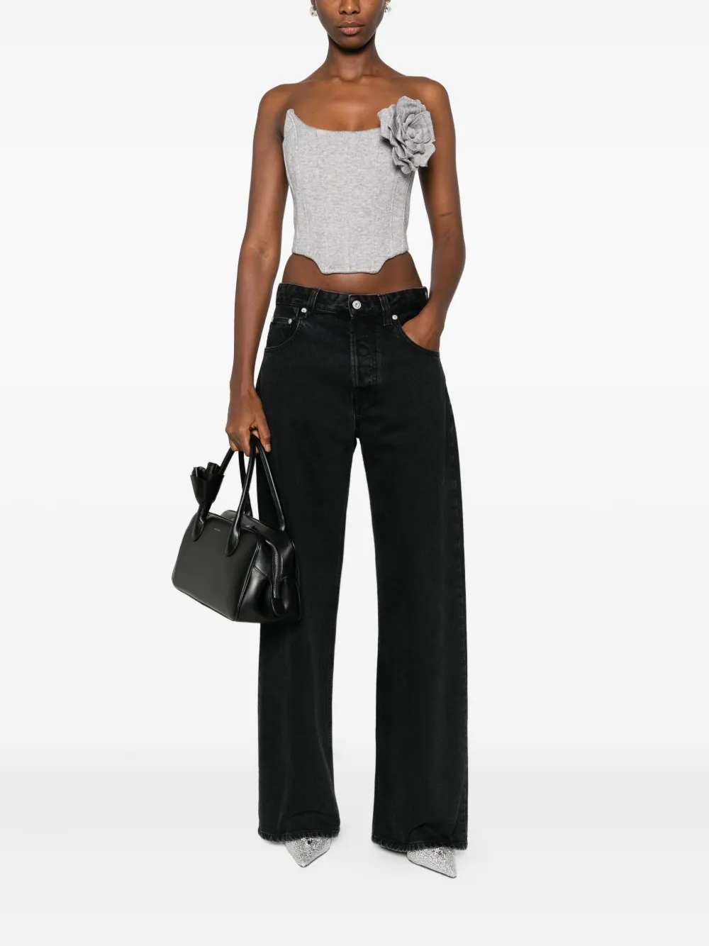 Giuseppe Di Morabito top estilo corset con detalle de rosa | Chalecos y camisetas | Image 2