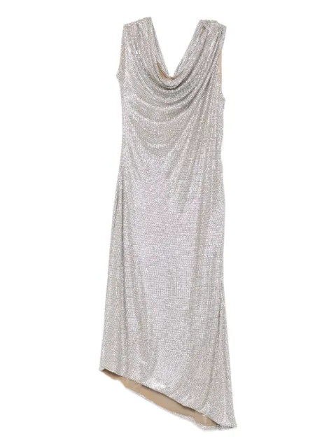 Giuseppe Di Morabito cowl-neck chainmail dress