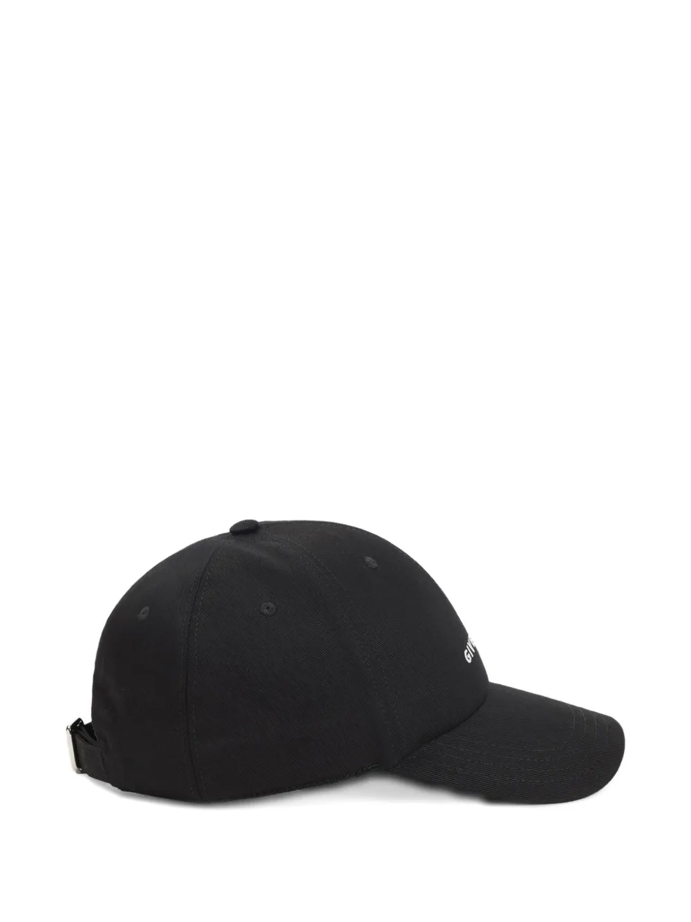 Givenchy logo-embroidered baseball cap Zwart