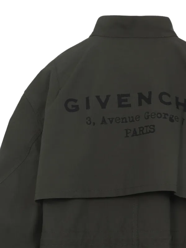 Givenchy GIVENCHY スタンプ プリント パーカー | グリーン | FARFETCH JP