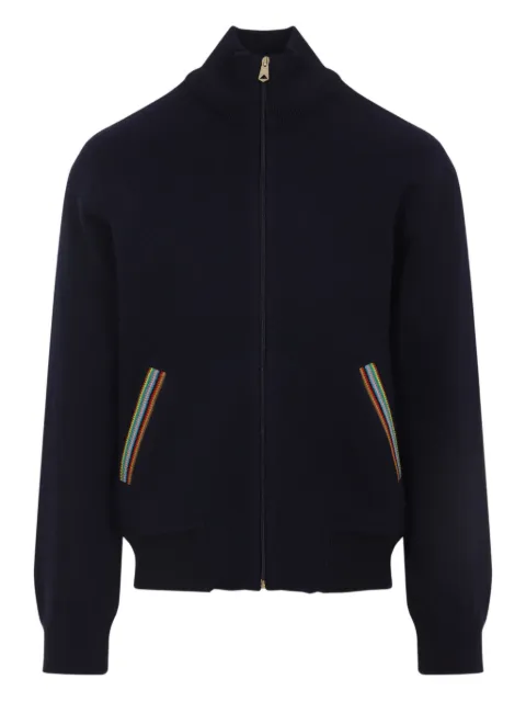 Paul Smith chamarra con rayas estampadas y cierre