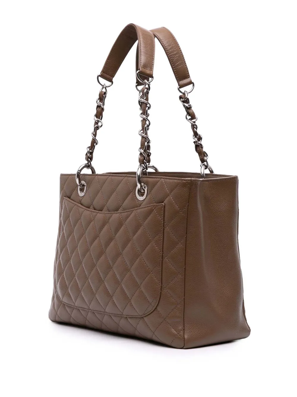 Pre-owned Chanel 2012 Caviar Grand Shopping Tote Bag