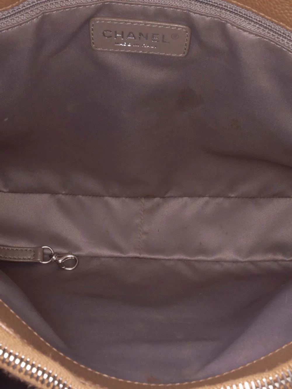 Pre-owned Chanel 2012 Caviar Grand Shopping Tote Bag