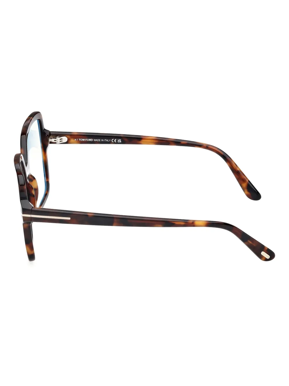TOM FORD Eyewear Bril met vierkant montuur Bruin