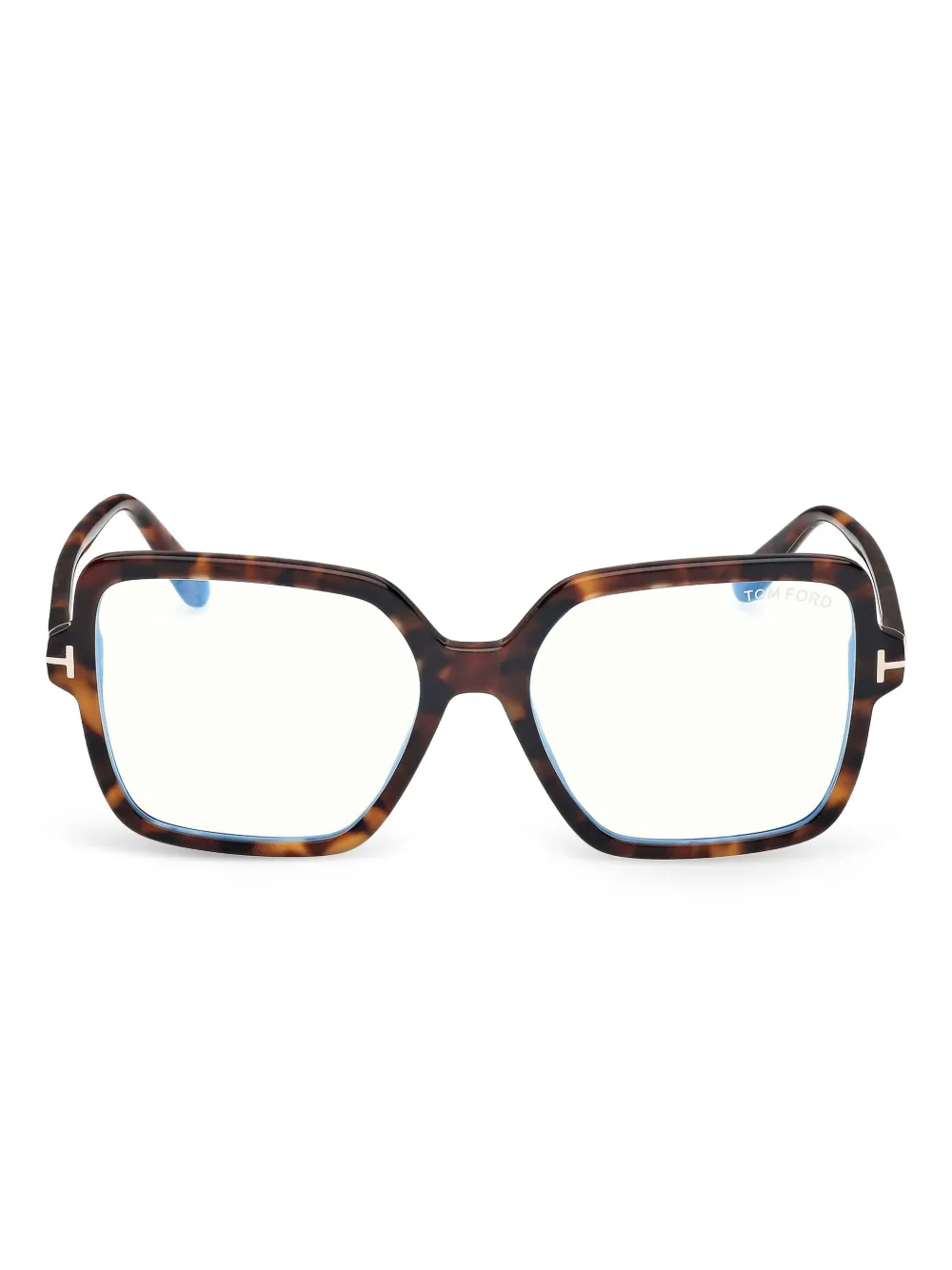 TOM FORD Eyewear Bril met vierkant montuur Bruin