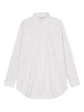 REMAIN stripe button-down shirt - White