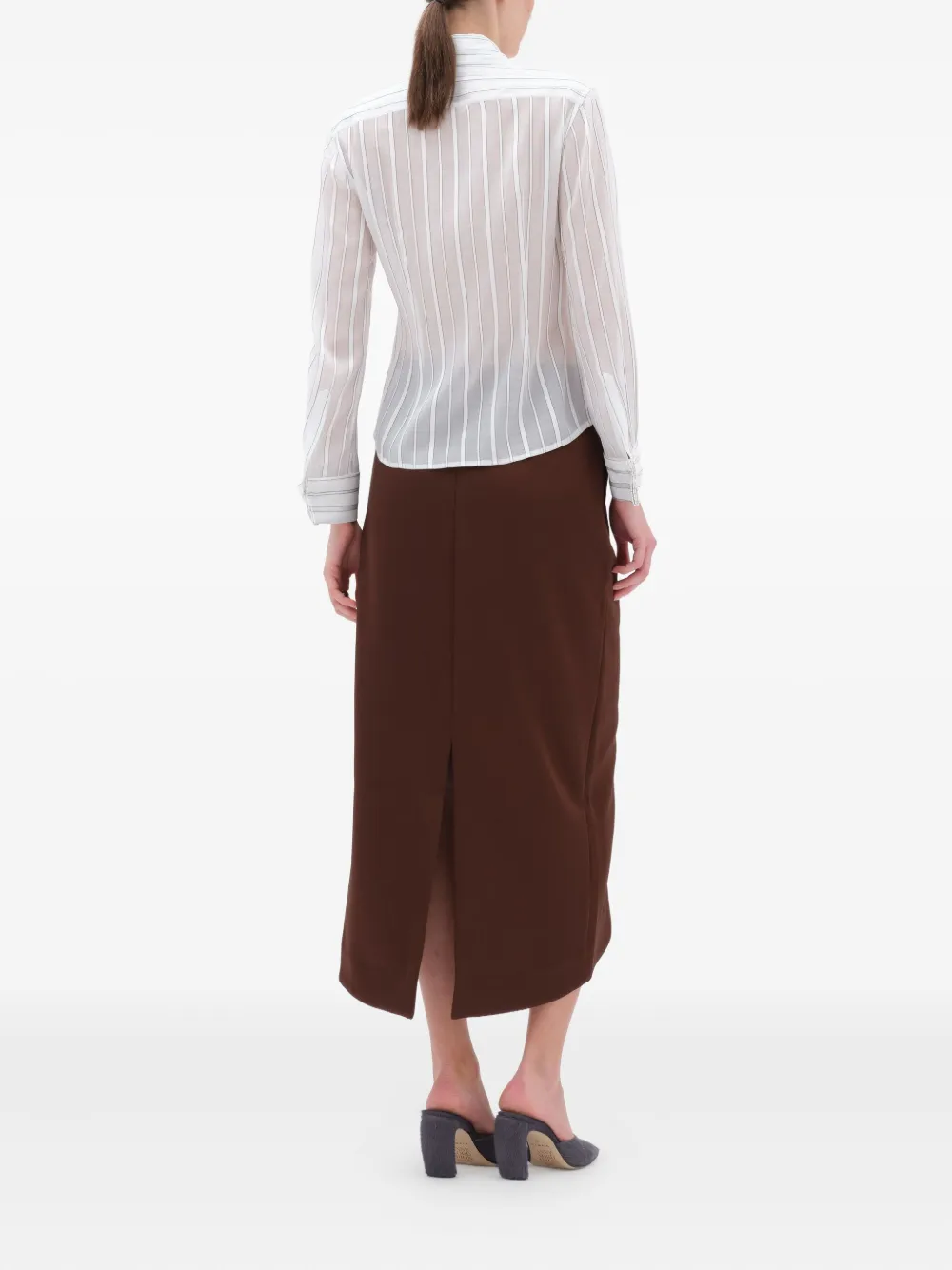 REMAIN Getailleerde blouse Wit