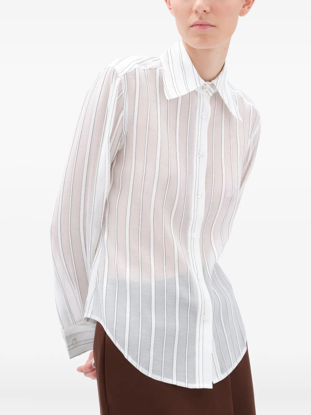 REMAIN Getailleerde blouse Wit