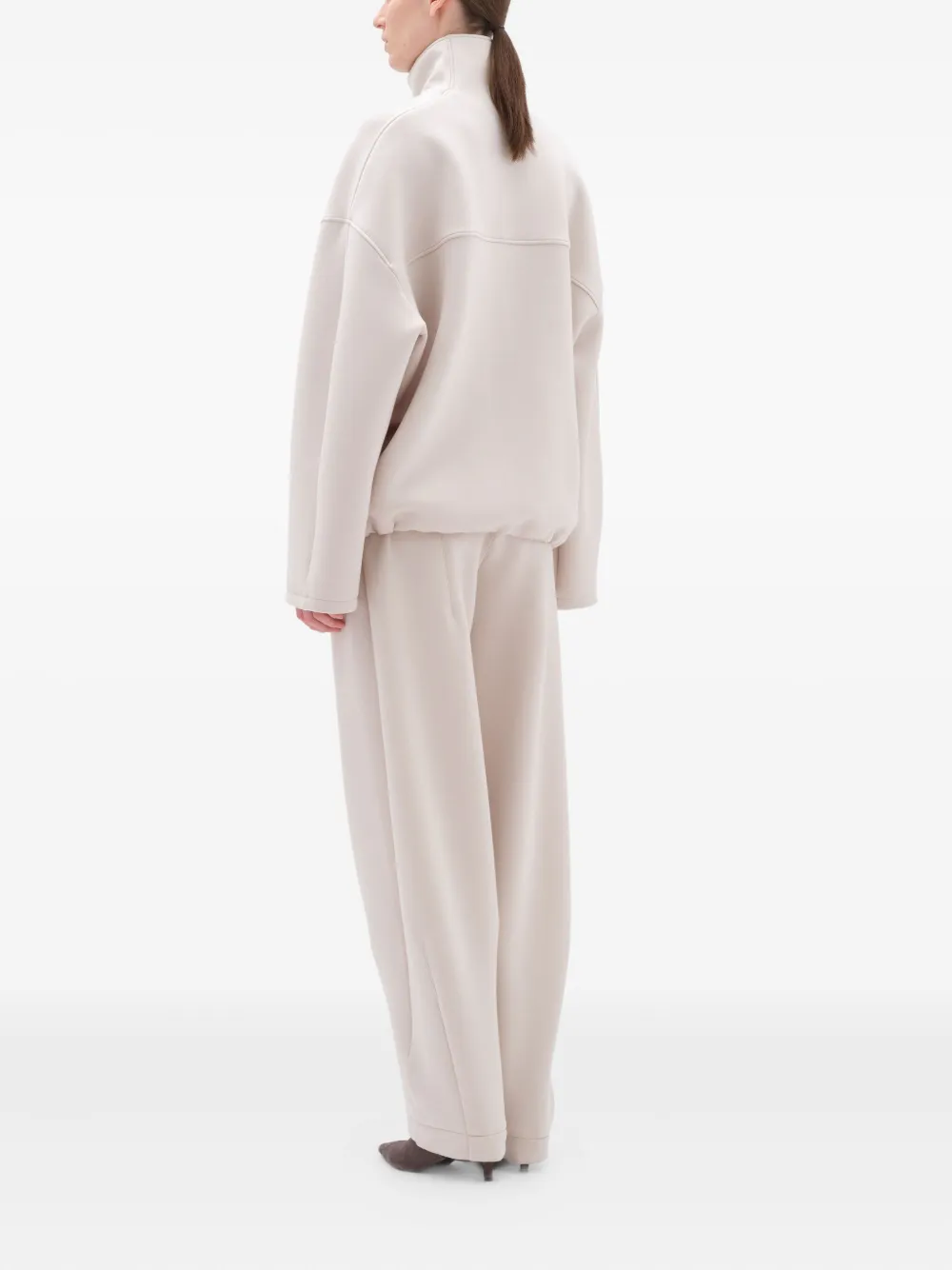 Remain Birger Christensen Zipped Sweatshirt In Neutral