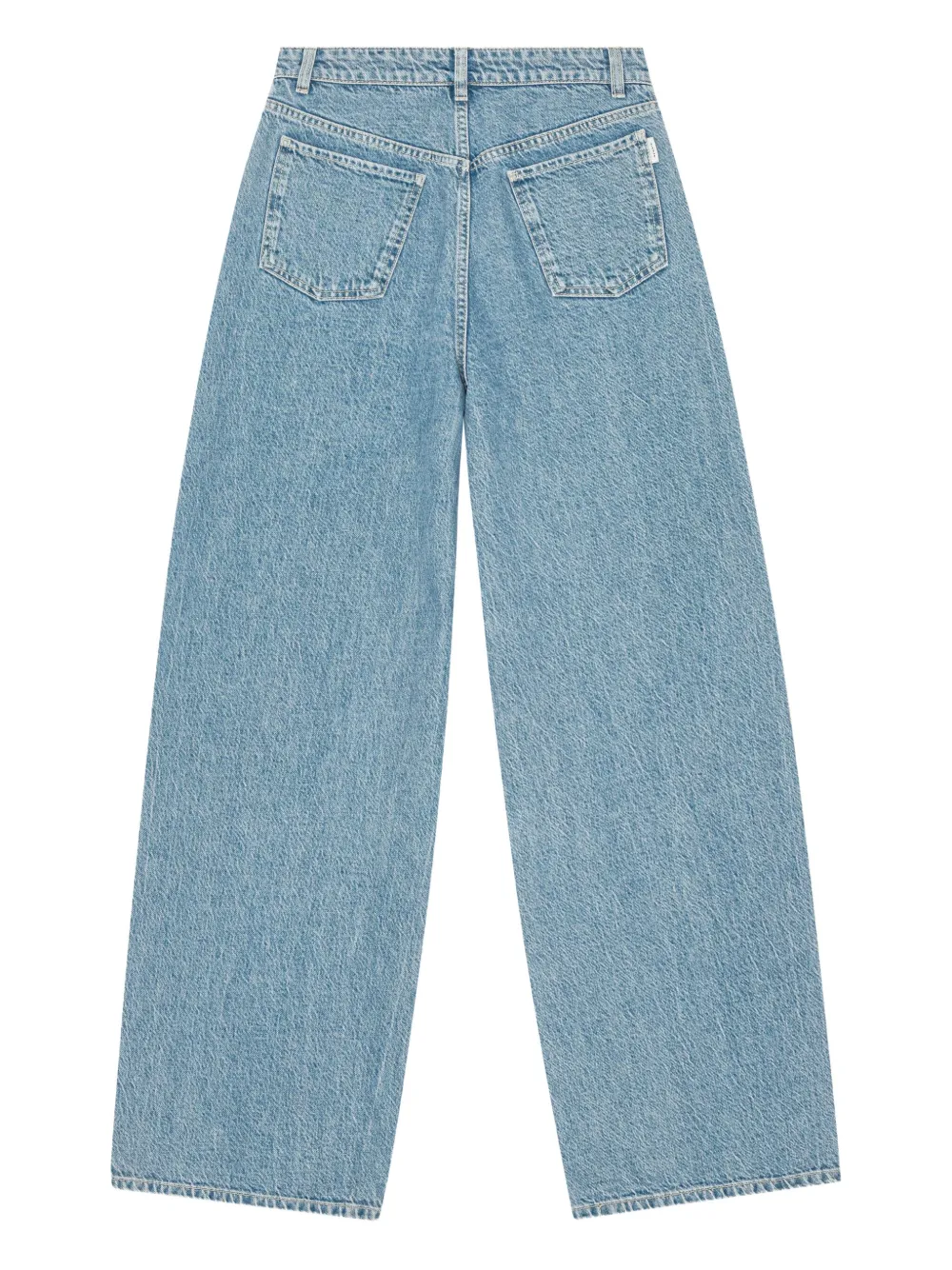 REMAIN Cocoon denim jeans met wijde pijpen Blauw