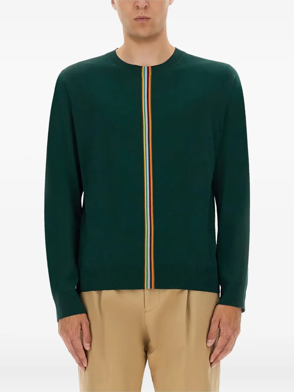 Paul Smith signature-stripe knitwear | Green | Image 1