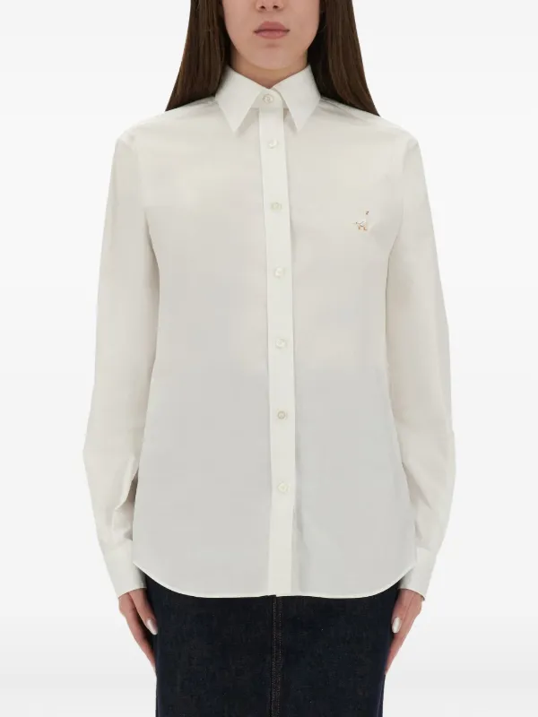 Moschino Long Sleeve Shirt in White