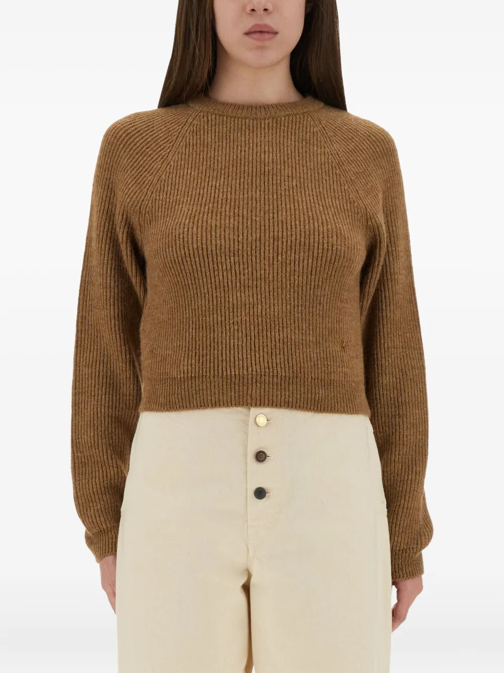 Moschino round-neck sweater - Marrone