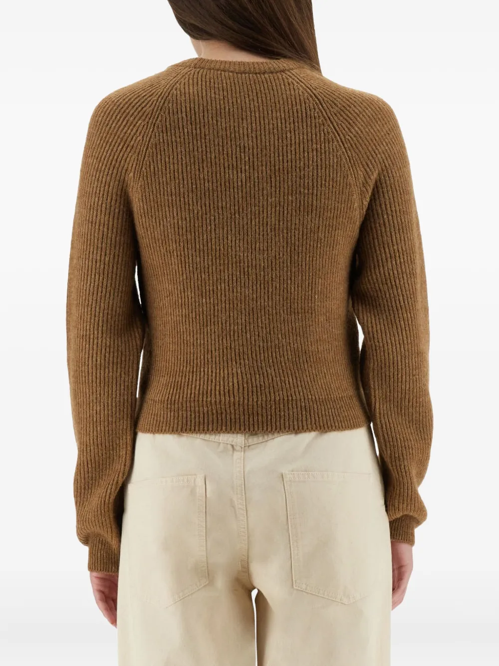 Moschino Sweater met ronde hals Bruin