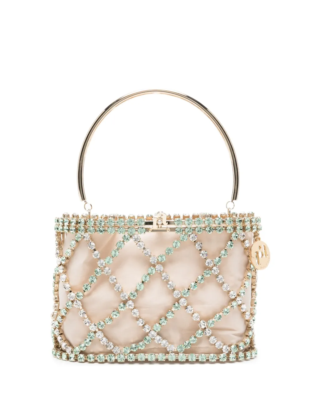 Rosantica Borsa mini Holli Sophia con cristalli - Oro