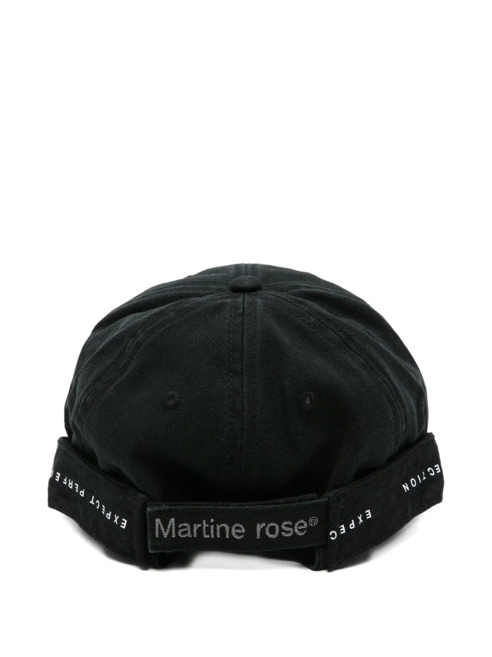Martine Rose Palm-tree Embroidered Hat In Black