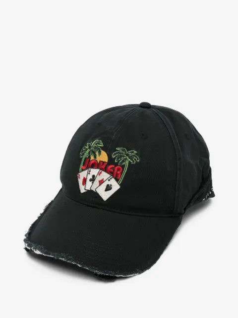 Martine Rose sombrero con palmeras bordadas