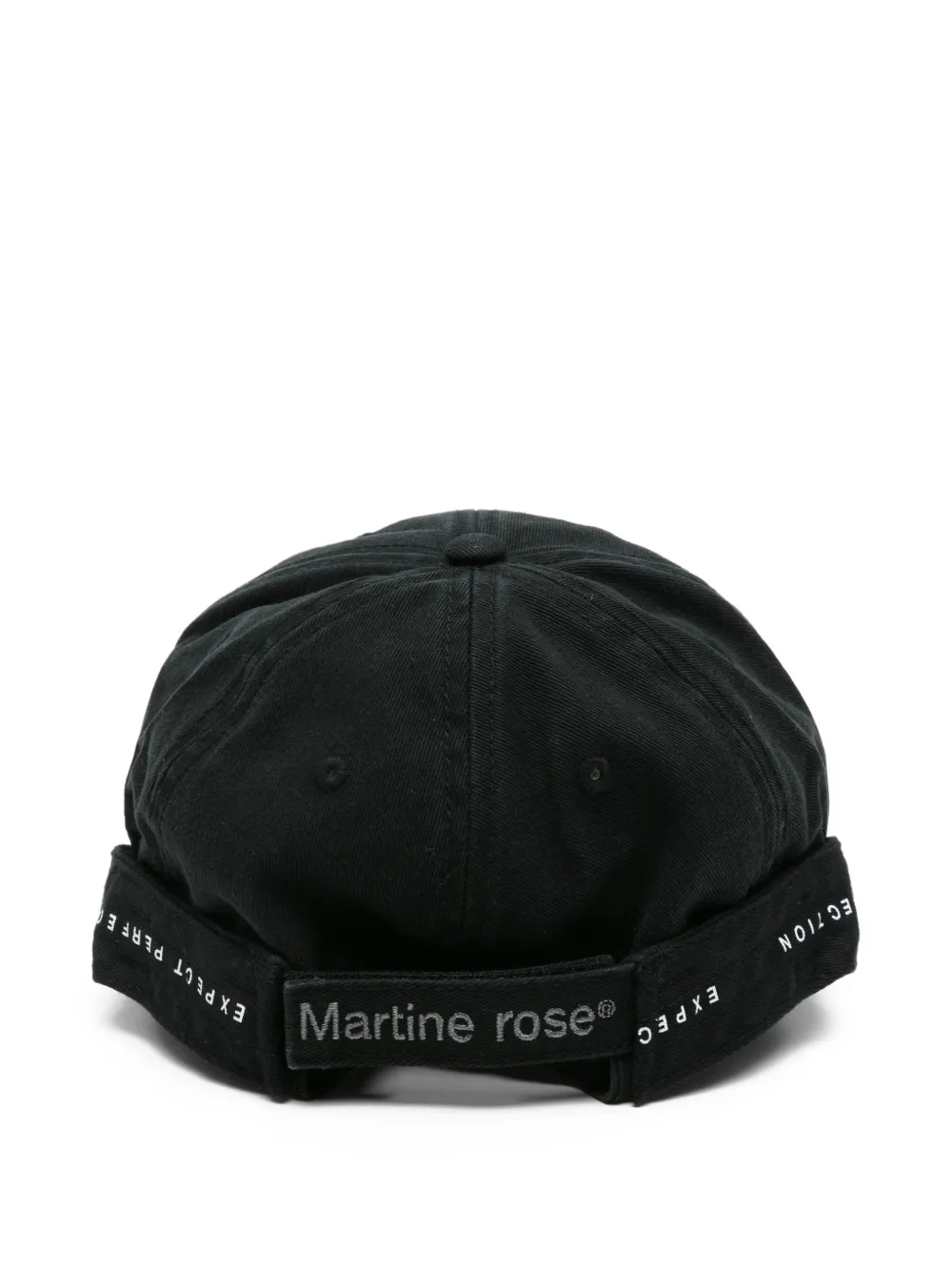 Martine Rose Hoed met geborduurde palmboom - Zwart