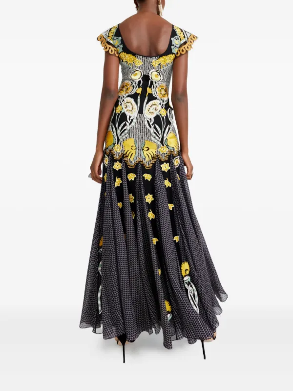 temperley london embroidered dress Temperley London Embroidered Dress Size S