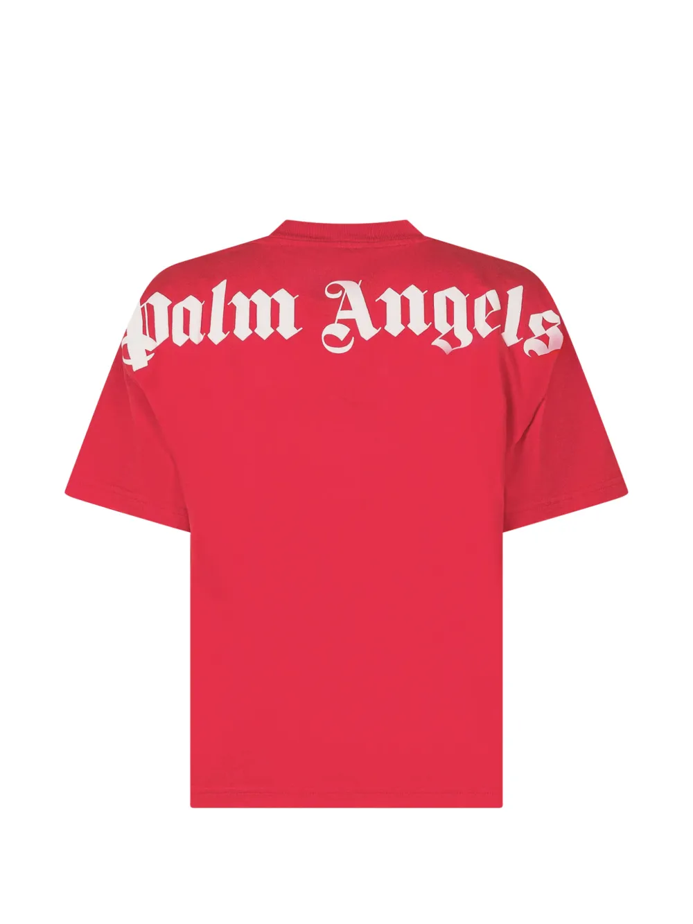 Palm Angels Kids T-shirt met logo Rood