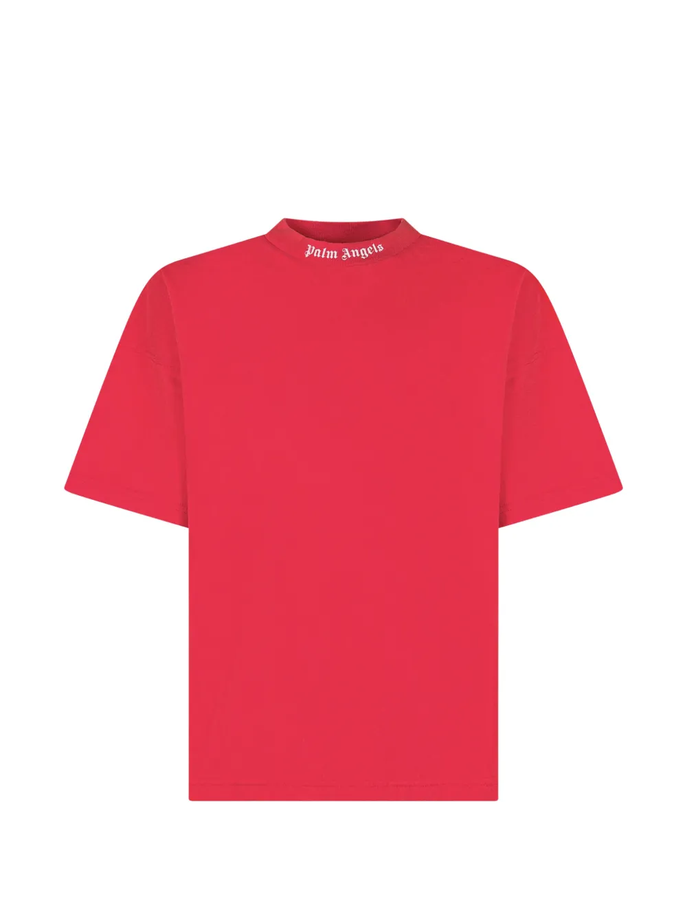 Palm Angels Kids logo-detail T-shirt - Rosso