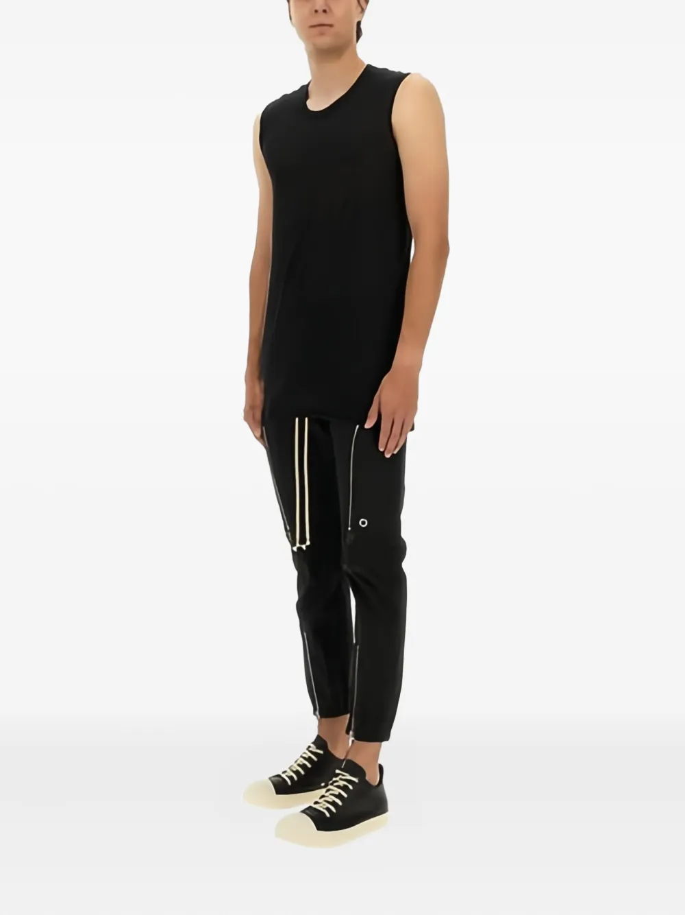 Rick Owens Tanktop met ronde hals - Zwart